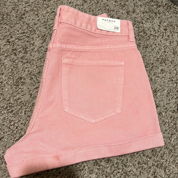 2 pair PAC Sun mom shorts 1 NWT, 1 gently worn. Size 28 & size 27 - Picture 4 of 7